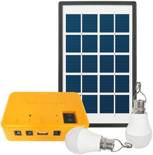 太陽光 パネル ソーラー 発電 畜電 セット LED電球 2 個 USB 搭載 チャージャー バッテリー