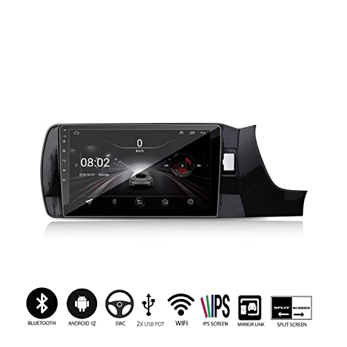 Image of Auto Snap 9 Inches 22Cm Touch Screen Android 12 Gorilla Glass Ips Display Car Stereo With 2Gb Ram /16 Gb Rom Gps /Wi-Fi /Navigation /Steering Wheel Controls Mirror Link For Honda Amaze 2018-2021