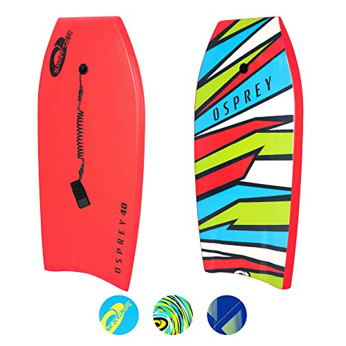 Osprey Shatter Bodyboard, Unisex, Rojo, 40 Pulgadas