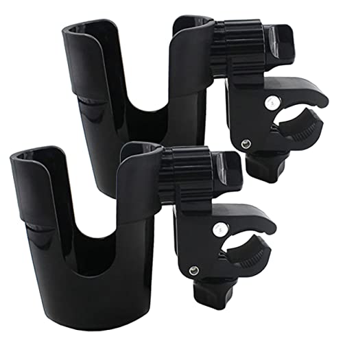 Abaodam Stroller Bike Universal Cup Holder Rotating Bottle Holder for Stroller Scooter and Microphone Stand