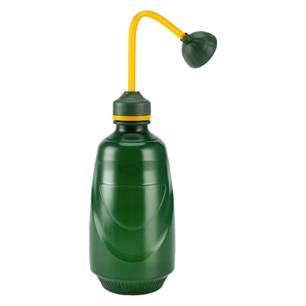 Stthherk Watering Can for Seedlings, Small Watering Can for House Plant Garden Flower 0.45L Green