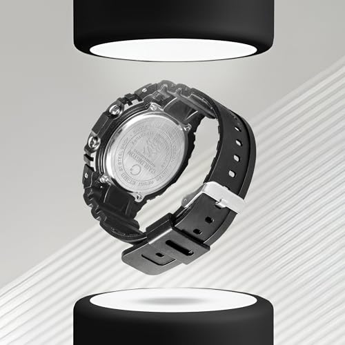Image of Carlington Digital Sports Watch Dual Time, Alarm, Calendar, Stopwatch, Water-Resistant, Shock-Resistant, Back Light Display. The Perfect Watch for Men - CT 1801