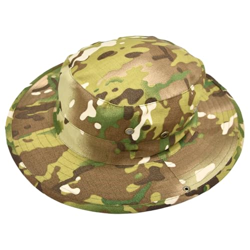 Image of Sun Hats for Men Women Boonie Hat Foldable Fishing Hat UPF 50+ Bucket Hat for Fishing Hiking Garden Safari Beach