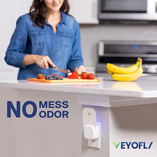 Veyofly, Flying Insect Trap, Insect Catcher, Indoor Fly Trap, Safer Home, Fruit Fly Traps For Indoors, Gnat Killer Indoor, Bug Killer, Insect Killer (Pack Of 2) #TOP7