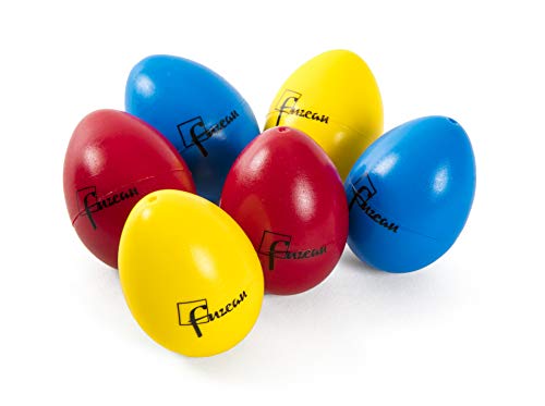 Fuzeau - Lot 3 Paires Oeufs Sonores En Plastique Léger - Instruments À Secouer Colorés Pour...