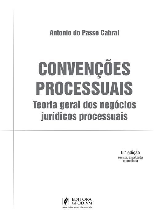 Capa de Convenções Processuais - Teoria Geral dos Negócios Jurídicos Processuais (2026) Juspodivm