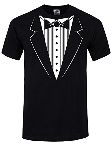 Image of Grindstore Tuxedo Men's Black T-Shirt