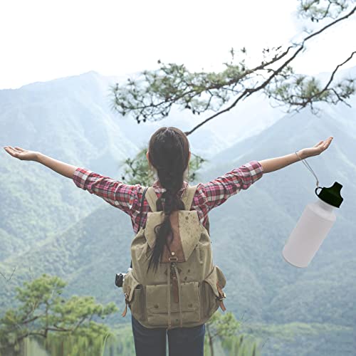 4E's Novelty Sports Water Bottles Bulk (22 Pack) 18 oz Squeeze Reusable Plastic White Water Bottle, BPA Free, School Kids Water Bottles, Party Favor, End of Year Student Gifts from Teacher