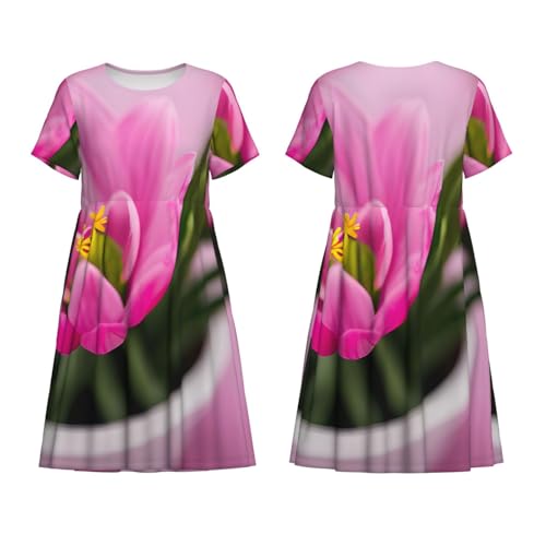 Robe d'été anti-transpiration manches courtes coupe ample