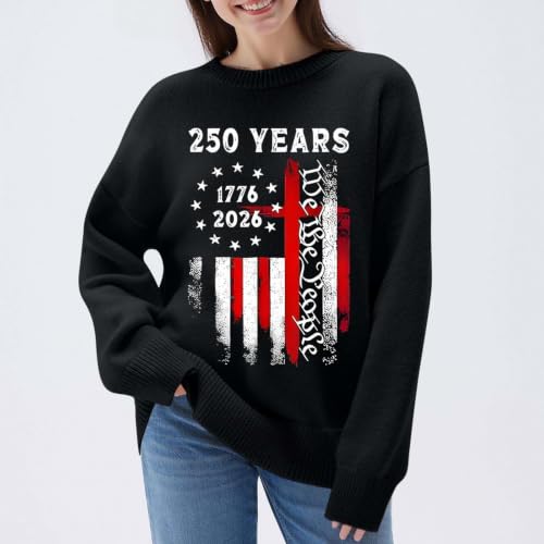 Jersey de punto de manga larga con cuello estampado ropa casual de invierno 2