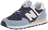 New Balance Women's 574 V2 Varsity Core Sneaker, Dusk Blue/Natural Indigo, 9.5