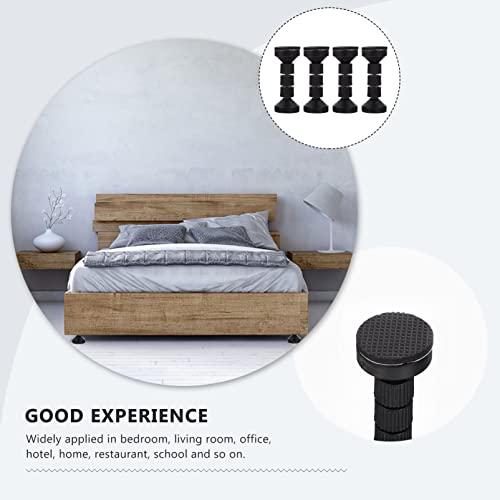 SEWACC 4 Pcs Fixo Telescópico à Prova De Choque Protetor De Cama Suporte Para Sacudir a Cama Cabecei