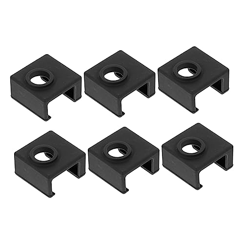 CLISPEED 6 Unidades Acessórios Para Impressora 3d Dentes Bloquear Capas De Silicone Meia De Silicone