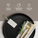 Zoom IMG-2 twinzee piatti colazione set neri Zoom IMG-2 twinzee piatti colazione set neri