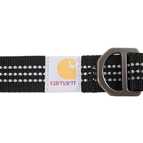 Carhartt Nylon Webbing Dog Collar, Fully Adjustable W/Durable Side Release Buckle and Reflective Stitching, Black, Medium by Carhartt - Image 4