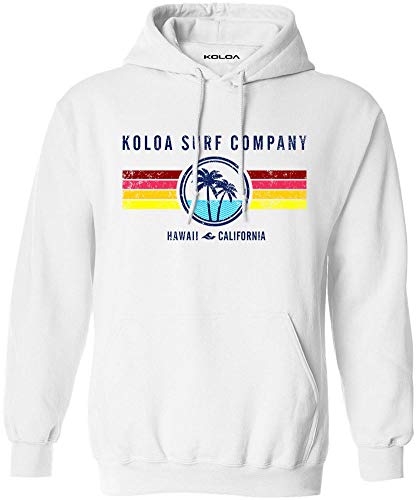 Koloa Surf Mens Seas and Stripes Logo Pullover Hoodies
