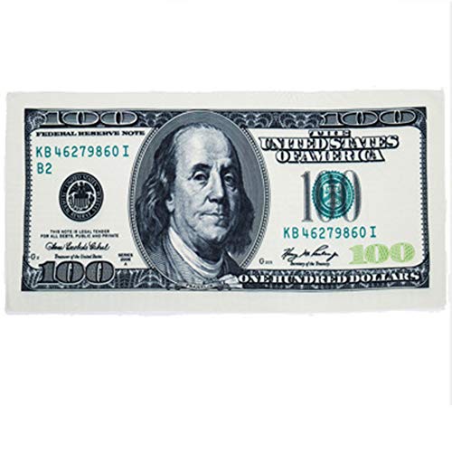 100 Dollar Bills Beach Towel For Adults | Kids, Aimilaly Large Beach Towels For Beach Swimming Pool Sunbathing, Plush Fabric(28X55Inch) #TOP3
