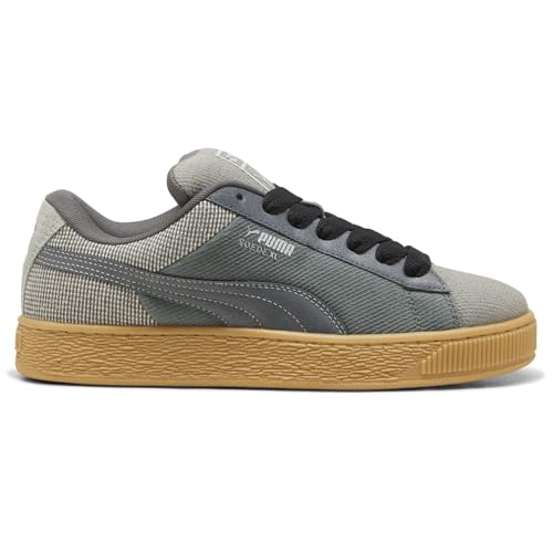 PUMA Mens Suede XL Denim Lace Up Sneakers Shoes Casual - Grey