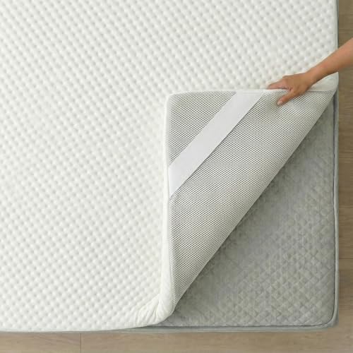 Topper Viscoelástico 135x190 cm – Grosor 8 cm | Fabricado en España | Alivia la Presión | Reduce la Tensión Corporal | 100 % Viscoelástica | Funda Transpirable Desenfundable y Lavable | CertiPUR - Imagen 4