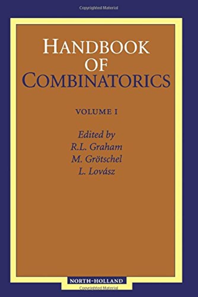 Handbook of Combinatorics Volume 1