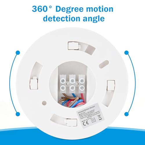SENSILUX 360° Infrared Motion Sensor Ceiling Mount Pack of 1 - Image 8