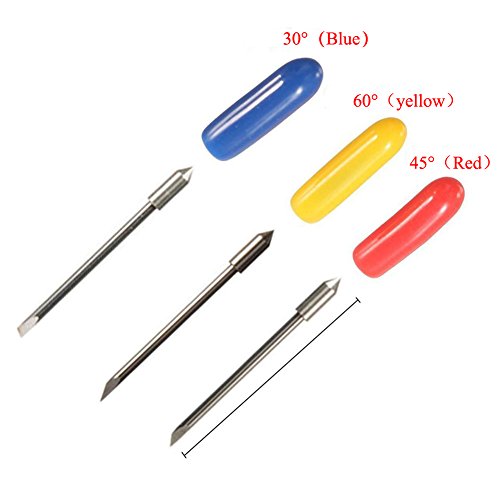 Cb09 Cb09U Graphtec Blade Holder With 15Pcs Vinyl Cutter Plotter Cutting Blades 30/45/ 60 Degree #TOP2