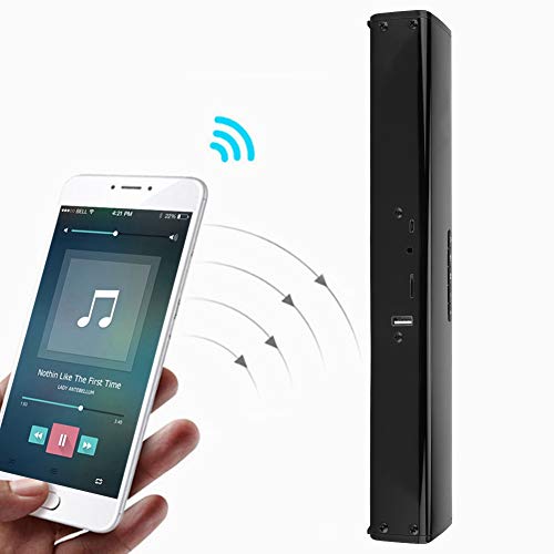 Barre de Son, Barre de Son luetooth sans Fil BEnceintes Soundbar Basse Stéréo Surround Support U Disque, 4 Heures de Lecture Système Home Cinéma pour TV, PC – Image 3