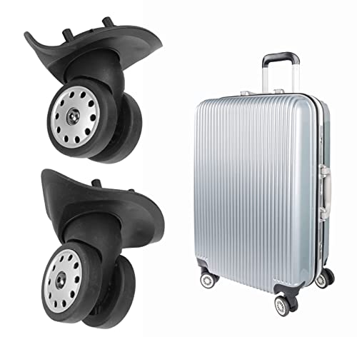 2PCS Suitcase Wheels Double Row PP PET Swivel Caster Spinner Wheels Replacement Accessories for Suitcase2