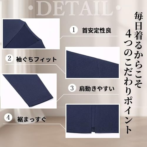 WINROMTICO カーディガン メンズ 薄手 の商品画像 3