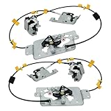 Blycorul Rear Door Latch Assembly, Compatible with 2004-2008 Ford F150 Extended Cab Pickup, Left Driver & Right Passenger Side Rear Door Look Latch, Replaces 8L3Z-18264A01-B, 8L3Z-18264A00-B