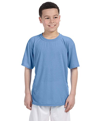 Gildan Youth Performance 5 Oz T-Shirt - Carolina Blue - L - (Style # G420B - Original Label)