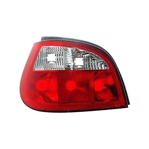 vänster bakljus vänster sida montering bakljus montering baklampa förarsidan röd vit bakljus kompatibel med renault megane 1 halvkombi 1999 2000 2001 2002 2003 VT1079L