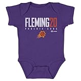 500 LEVEL Rasheer Fleming Phoenix Suns Elite One-Piece Infant Bodysuit (Purple, 6M)