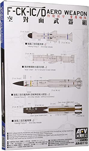 Maquette F-CK-1C/D Ching-Kuo AFV Club AR48110 1/48 avec kit de missiles complet