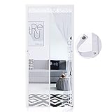 🎊 Cómo elegir la cortina adecuada: 100 * 220; Nota: Antes de pedir la pantalla de la puerta del balcón, mida el tamaño de la puerta. Si el tamaño de la cortina de la puerta es de 100 × 220 cm, es adecuado para el caso en el que el ancho de la puerta sea inferior a 96 cm y la longitud de la puerta sea inferior a 218 cm. ¡La mosquitera magnética se ajusta al marco de la puerta hasta 96 cm * 218 cm! (Tamaño sin marco de puerta).
