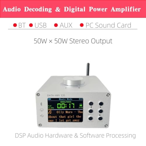Amplificateur de puissance numérique 320 MAV Data-HiFi avec décoder Mwa compression prise UE - 2