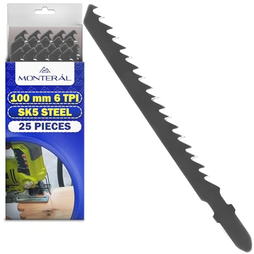 25 Piezas Hojas Sierra de Calar de 100 mm 6 TPI SK5