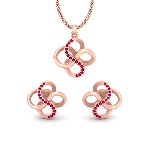 Pendientes colgantes de circonita rosa para iluminar tus eventos y cenas