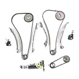 Engine Timing Chain Kit 5.6L Fit for 2010-2023 TITAN 16-23 Titan XD for 09-22 INFINITI QX80 Q70 M56 QX56 for 10-12 Pathfinder-Auto for 12-21 NV2500/NV3500 with Tensioner, Guide Rail, Sprockets