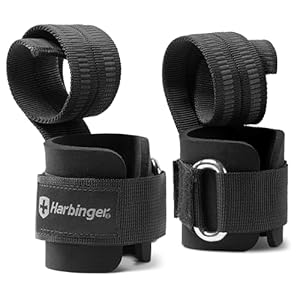 Harbinger Big Grip No-Slip Nylon Lifting Straps with DuraGrip (Pair)