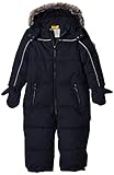 Steiff Unisex Schneeoverall Sportswear-Set, Blau (Marine 3032), 74