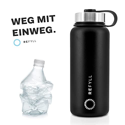 REFYLL easyFYLL Bottiglia d'Acqua in Acciaio