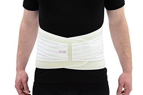 Soporte lumbar ajustable ITA-MED Elastic Duo talla Universal blanco miniatura 1