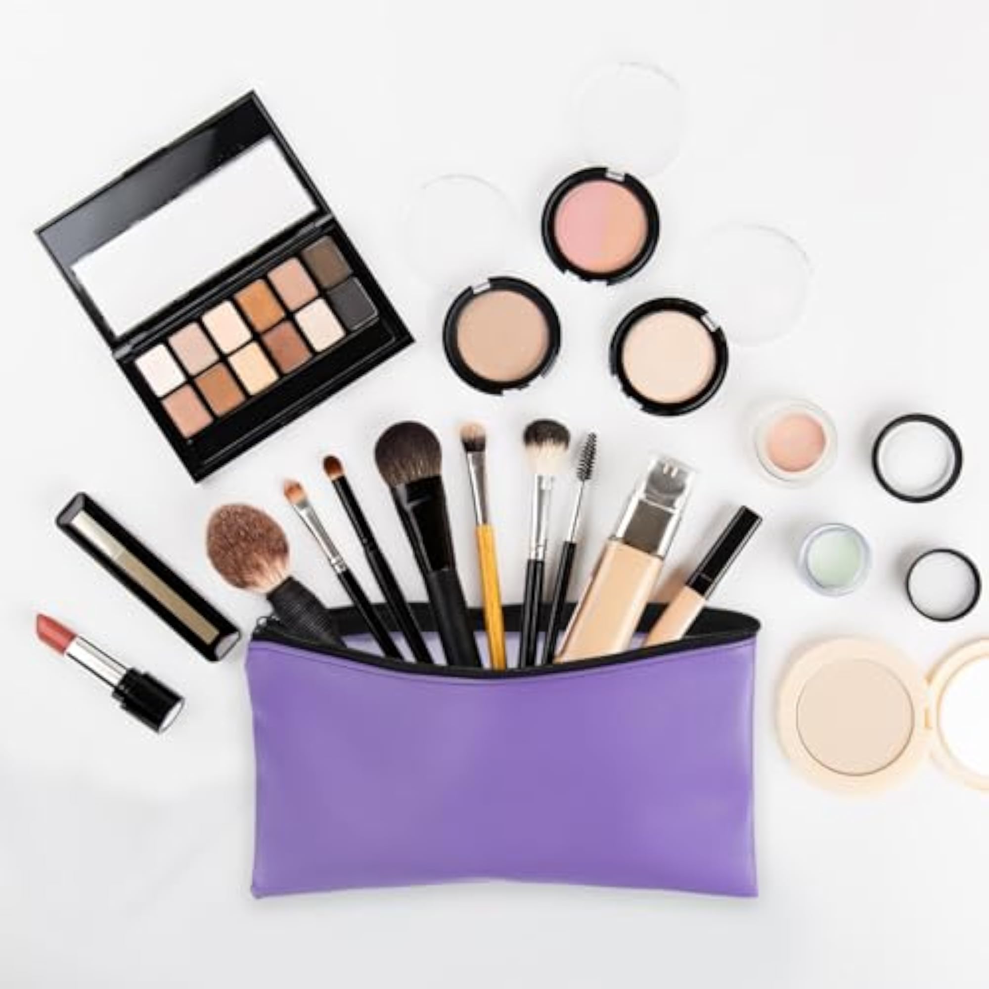 11"x 6" Violet Bank Deposit Bag, 6Pcs