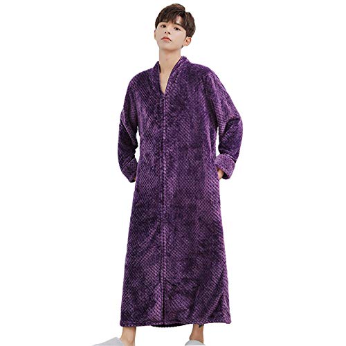 Peignoir grande taille chaud zippé pour ne plus avoir froid chez soi en hiver