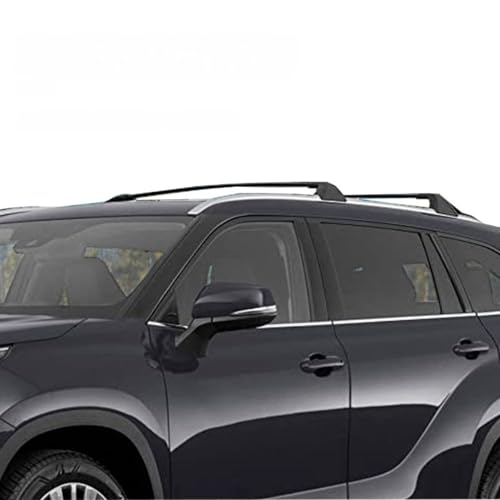 Barras de techo coche Toyota Highlander 2020-2022 aleación aluminio cierre 3