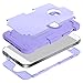 BENTOBEN iPhone SE Case, iPhone 5S Case, iPhone 5 Case, 3 in 1 Heavy Duty Rugged Hybrid Hard PC Soft Silicone Bumper Shockproof Anti-Scratch Girls Women Boys Case Cover for iPhone 5 5S SE, Purple