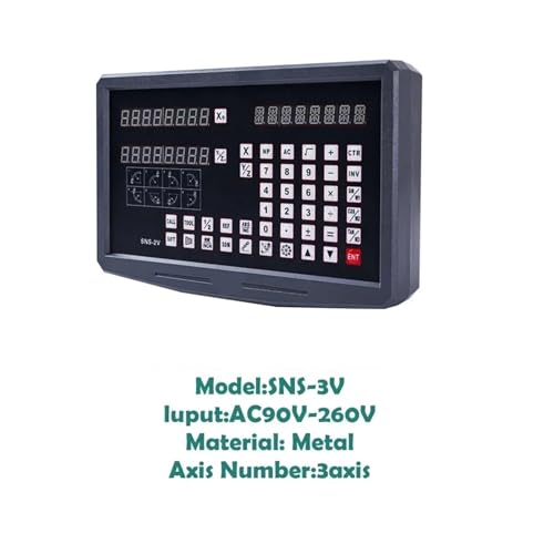 Display digital DRO SNS-2V 2 ejes con escala 0-1000 mm miniatura 4