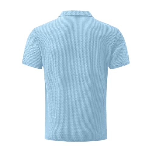 Mens Breeze Polo Shirts Quick Dry Beer Belly Breeze Textured Collared Shirt miniatura 5