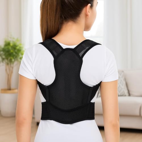 Colete Lombar Reforçado para Correção Postural – Suporte Ortopédi...
